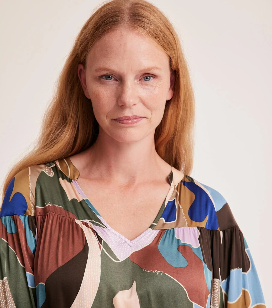 amalia kort klänning